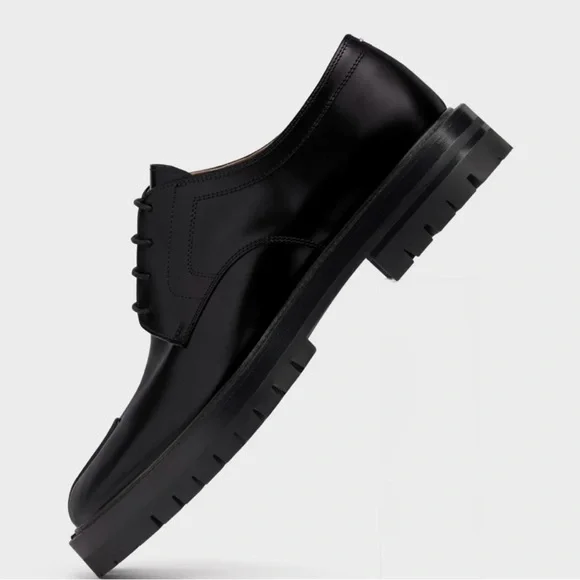 Maison Martin Margiela Black Tabi Derby Shoes